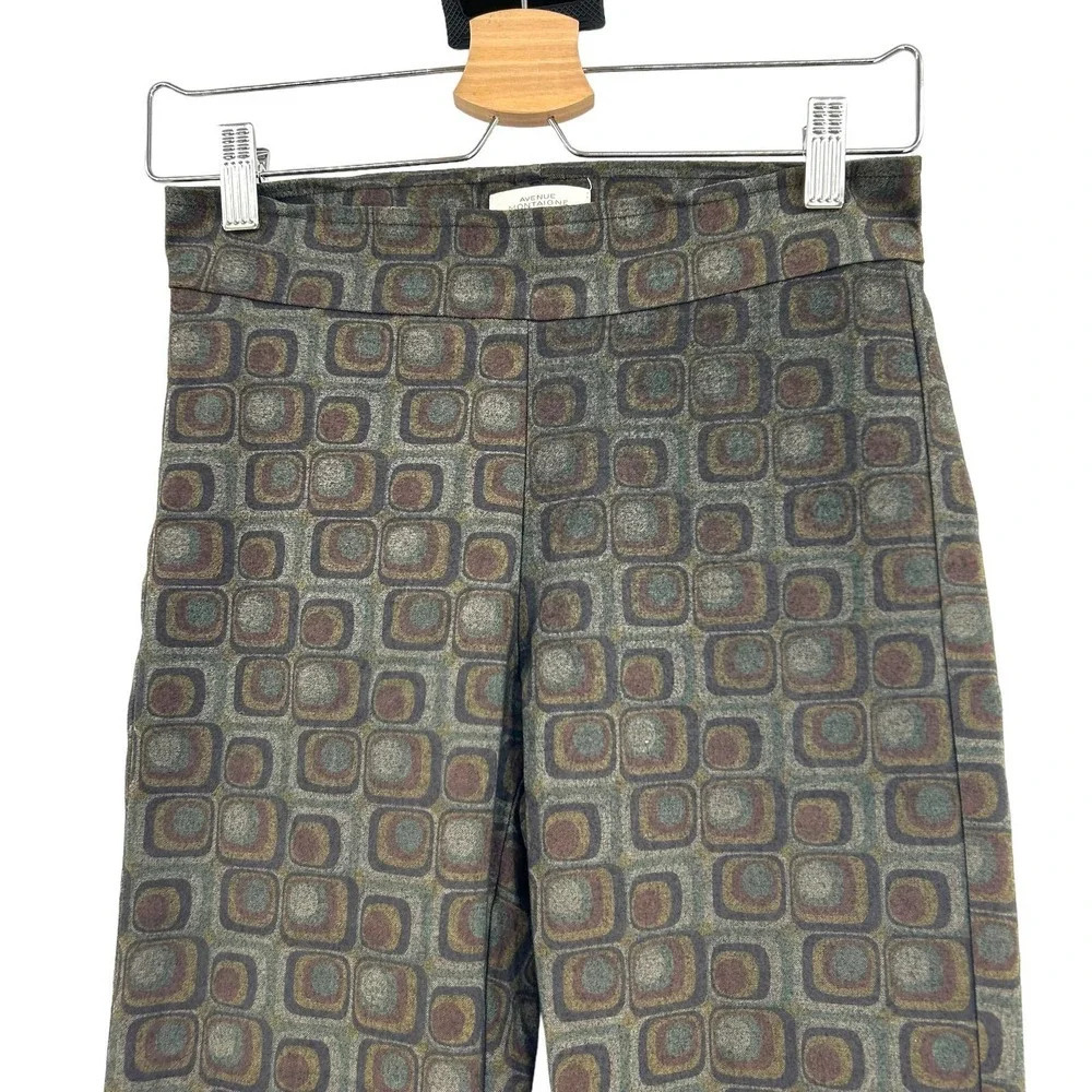 Avenue Montaigne Leo Printed Geometric Print Pants Size‎ 2 - Picture 2 of 7